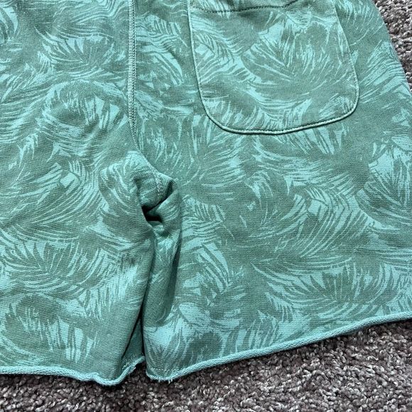 American Eagle Bonfire Fleece Sweat Shorts 6” Inseam Mens Size XS Palm Trees - Picture 7 of 8